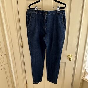 MASAI DENIM JEANS-SLIM LEGS WITH ZIPPERS-XL/EUC